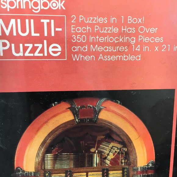 Vtg 2000 Gee Ma, It’s a Jukebox Wurlitzer Puzzle NIB - Picture 4 of 7